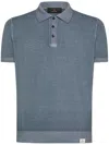 Peuterey Zeno 02 Polo In Grey Piqué Cotton
