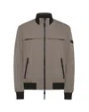 Peuterey Grey Stretch Bomber Jacket In 884