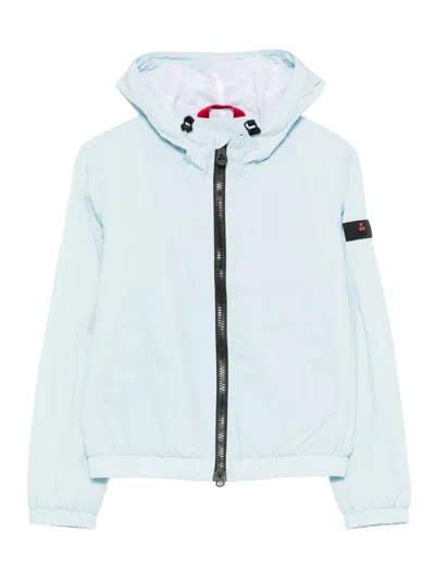 Peuterey Boys' Lightweight Mini Coat In Light Blue