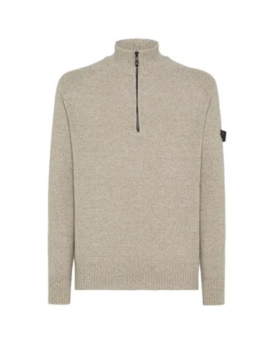 PEUTEREY BRAILLE SWEATER 03 AMARETTO