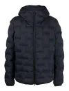 Peuterey Classic-hood Padded-design Jacket In Blue