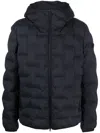 Peuterey Classic-hood Padded-design Jacket In Blue