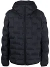 Peuterey Classic-hood Padded-design Jacket In Blue