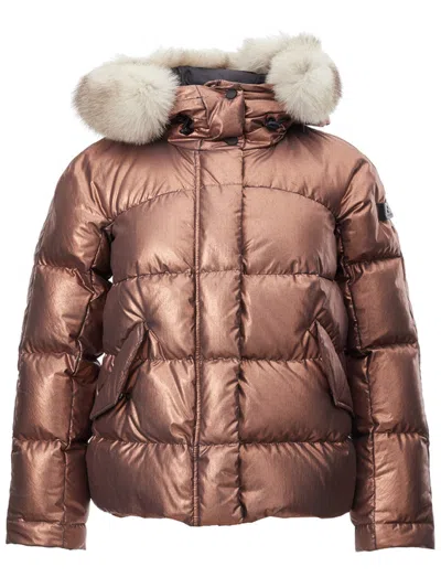 PEUTEREY BRONZO METAL 'MILS' JACKET PEUTEREY