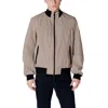 Peuterey Polyester Jackets & Men's Coat In Brown