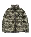 Peuterey Camouflage Cotton Jacket In Green