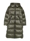 Peuterey Selectric Midi Down Jacket In Green