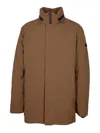 Peuterey Peebles Parka Jacket Khaki Colour In Brown