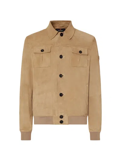Peuterey Chest-pocket Jacket In Neutral
