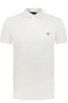 Peuterey Classic Polo-inspired T-shirt With Fabric Blend In White