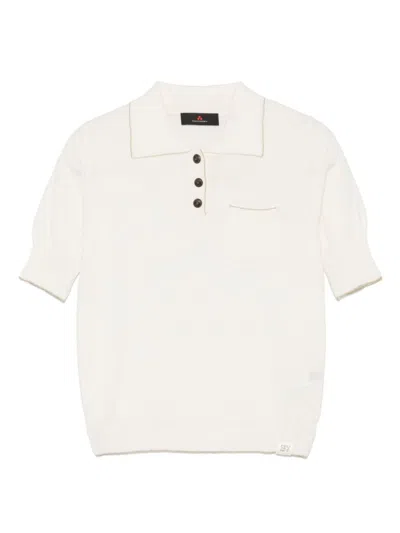 Peuterey Classic Polo Sweater With Button Placket