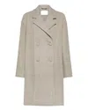 Peuterey Cappotto Checked Doppiopetto Sesamo In Multi