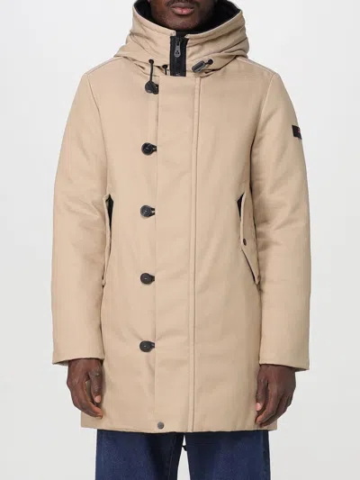 Peuterey Coat  Men Color Beige In Brown