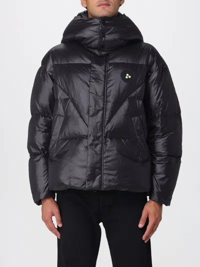 Peuterey Coat  Men Color Black In Animal Print