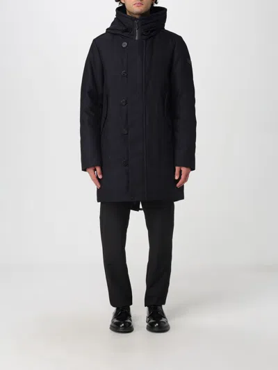 Peuterey Coat  Men Color Blue In Black