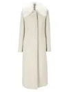 Peuterey Long Coat With Cashmere Goat Collar