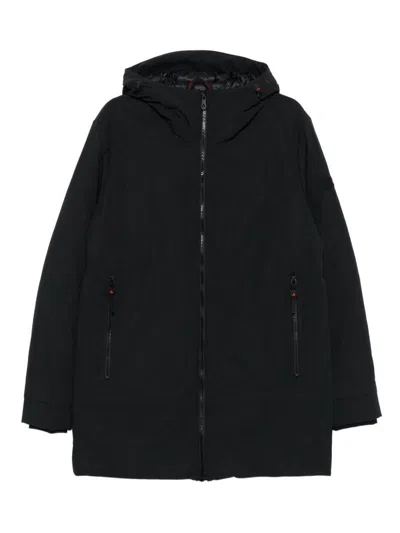 PEUTEREY PEUTEREY BLACK HOODED PARKA
