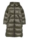 Peuterey Selectric Midi Down Jacket In Green