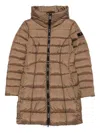 Peuterey Quilted Puffer Jacket In Brown
