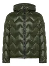 Peuterey Piumino Con Trapunta Chevron Verde In Green