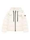 Peuterey Hooded Puffer Jacket In Nude