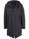 Peuterey Coats Black In Blue