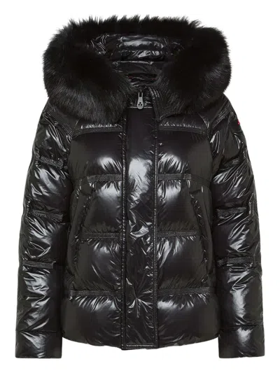 Peuterey Coats Black In Blue