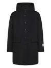 Peuterey Cossey Gpy Hooded Coat In Black