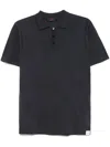 Peuterey Navy Blue Cotton Polo Shirt