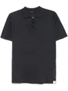 Peuterey Navy Blue Cotton Polo Shirt In Blue