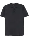 Peuterey Navy Blue Cotton Polo Shirt In Blue