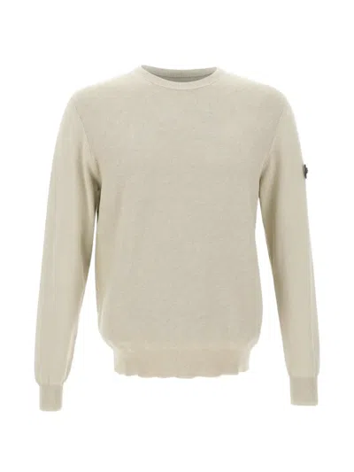 Peuterey Crew-neck Long-sleeves Sweater In Neutral