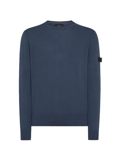 Peuterey Crewneck Sweater In Blue