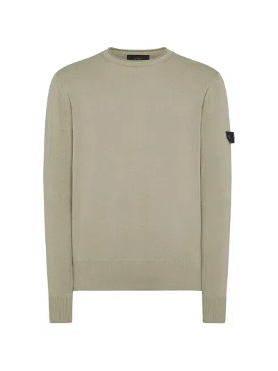 Peuterey Sand Crewneck Sweater In Multi