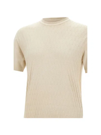 Peuterey Crew-neck T-shirt In Neutral