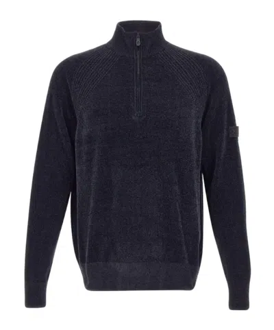 Peuterey Crivelli Half-zip Sweater In Blue