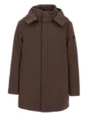 Peuterey Recycled Fabric Performance Coat In Brown