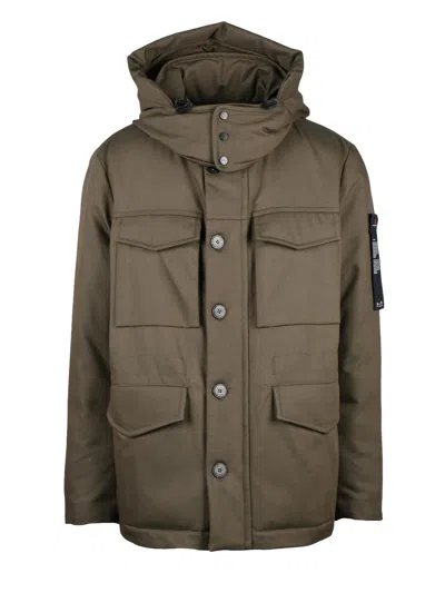 Peuterey Dora Down Parka With Functional Design And Thermal Insulation In Brown