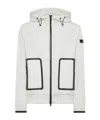 Peuterey Double Fabric Performance Jacket With Black Piping In White
