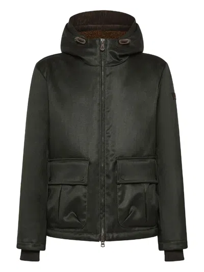 Peuterey Dougal Srp Hooded Jacket In Green