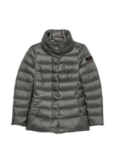 Peuterey Down Jacket In Dark Green