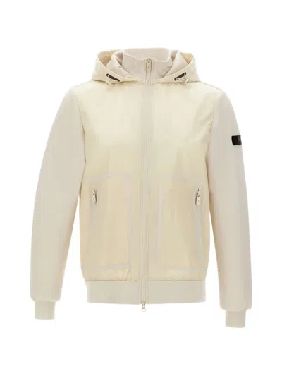 Peuterey Drawstring Hooded Sweatshirt In Neutral