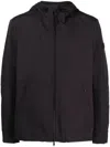 Peuterey Drawstring Zip-up Jacket In Black
