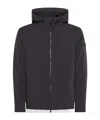 Peuterey Drawstring Zip-up Jacket In Black