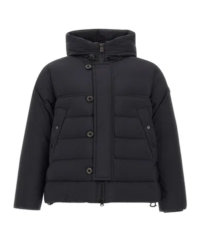 Peuterey Eddie Hooded Down Jacket In Black