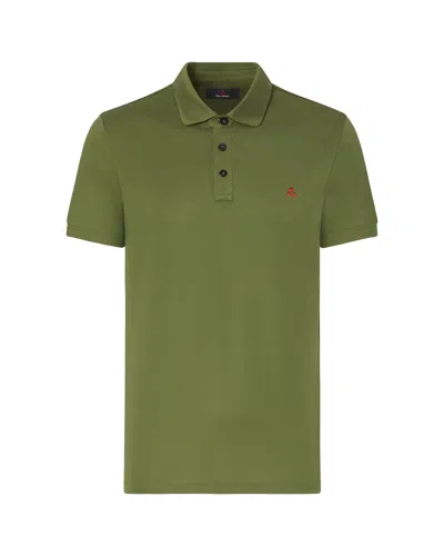 Peuterey Effortlessly Stylish Mini Polo For Men In Green
