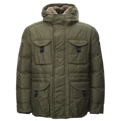 Peuterey Elegant Green Polyamide Jacket For Men