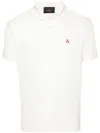 Peuterey Classic Polo-inspired T-shirt With Fabric Blend In White