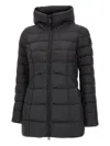 Peuterey Esdra High-collar Quilted Down Coat In Black