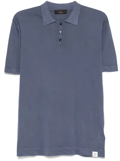 PEUTEREY FINE-KNIT POLO SHIRT